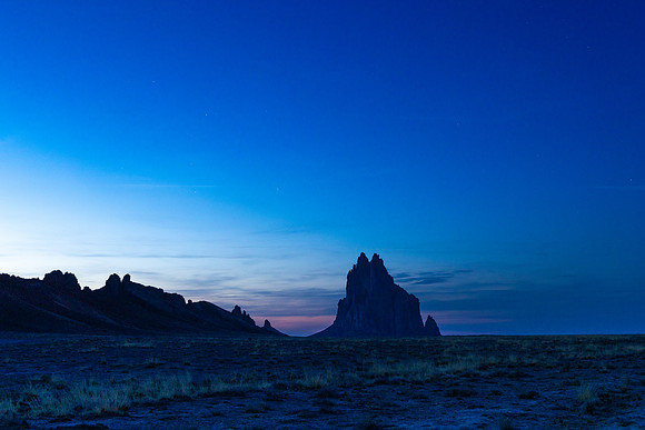 Blue Hour at Shiprock