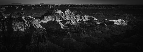 GRAND CANYON NORTH RIM BW-1