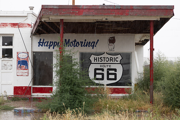 Closed Gas Station
