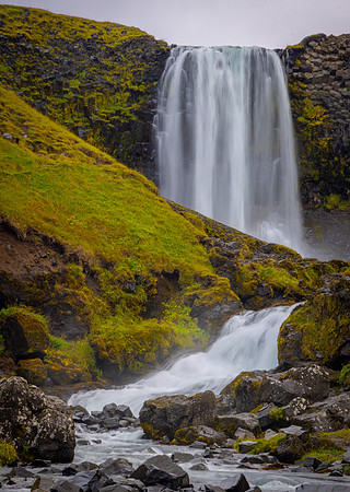 Waterfall in West Iceland