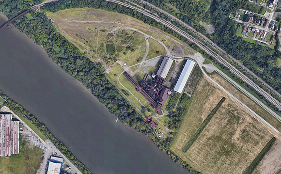 Aerial View of Carrie Furnace
