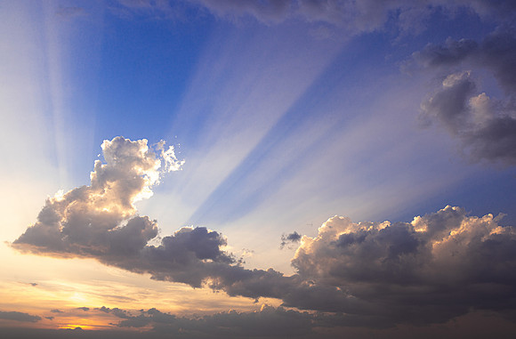 Crepuscular Rays of Light