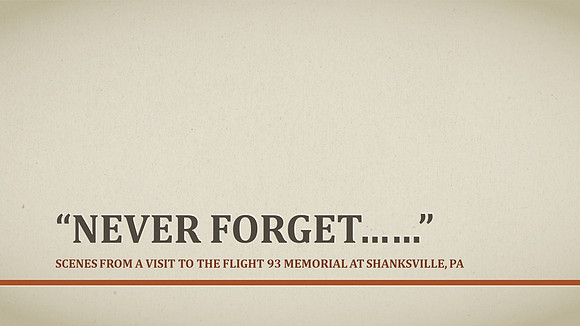 Never forget